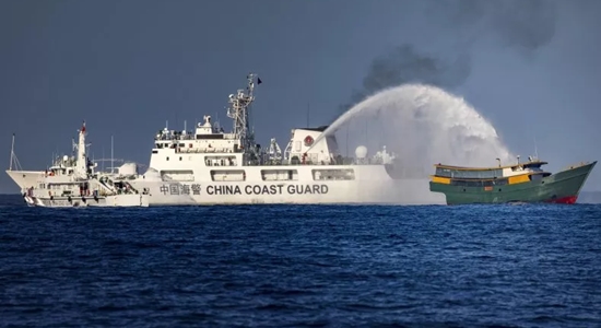 China Coast Guard doing its thing in the South China Sea