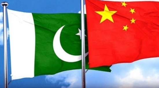 Flags of Pakistan and China