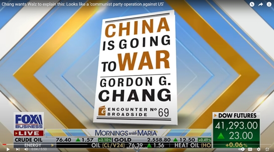 Gordon Chang China Is Going to War