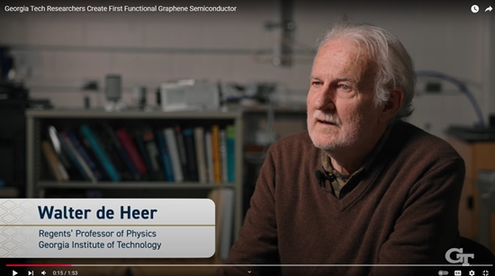 Walter de Heer, physics professor at Georgia Tech