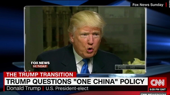 Trump questioning one-China policy