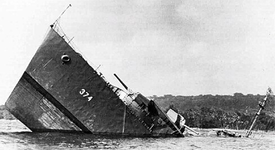 Sinking ship